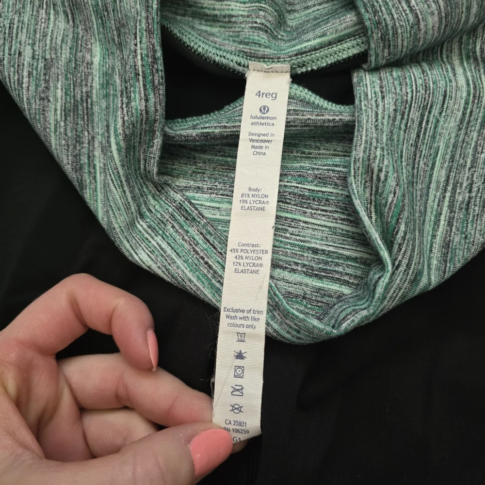 Lululemon Groove Pant III (Regular) *Full-On LuonBlack / Space Dye - 4reg - Picture 5 of 15